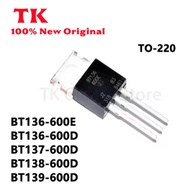 5PCS New Original BT136-600E BT136-600D TO220 BT136 600D TO-220 BT136-600 TRIAC BT137-600D BT138-600