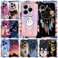 For Infinix Hot 40 Case Hot 40 Pro X6836 X6837 New Fashion Painted Cover Soft TPU Phone Case For Inf