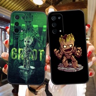 I Am Groot Marvel Soft Black Silicon TPU Cell Phone Case For OPPO A96 RENO 10 8 7 6 5 4 6.6 X T Z F21 X2 Find X3 Pro Plus Zoom Lite 5G