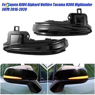 1Pair Rearview Mirror Side Lights Dynamic Turn Signal Lamp Accessories Component for Toyota RAV4 Alphard Tacoma N300 Indicator Amber Light