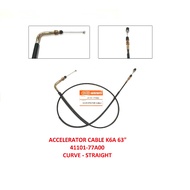 ACCELERATOR CABLE 41101-77A00 SUZUKI K6A 63” CURVE-STRAIGHT