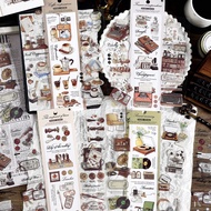 infeelme 0750 0573 Time Familiar Coffee Sticker PET