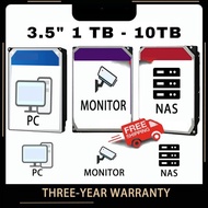 3.5" PC Hard Disk 1TB/2TB/3TB/4TB/5TB/6TB/8TB/10TB HDD cctv and monitors hdd NAS hard disks
