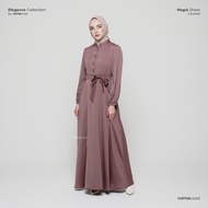 HAYNA Hagia Dress (Caramel) - Daily Dress, Nursing Friendly, Muslim Women's Gamis
