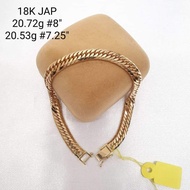 k18 bracelet japan gold pawnable