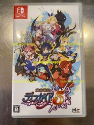 《今日快閃價》（中古二手）日版 Switch NS遊戲 魔界戰記5 Makai Senki Disgaea 5 中英日文版