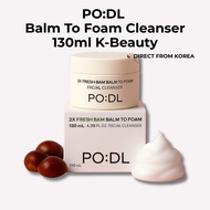PO:DL 2X Fresh Bam Balm To Foam Cleanser 130ml Facial Cleanser Daily Face Wash K-Beauty Direct Shipp