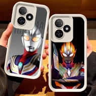 G-57 Ultraman Casing for Realme C61 C51 C67 Note 60 50 C53 C55 Black and white