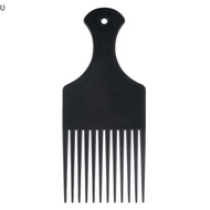 Wide Teethb Hair Pick Plasticb for Curly Afro Hair Styling