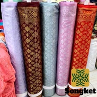 Songket/, songket cloth by the meter, semi-Palembang songket/, songket meter songket material songke