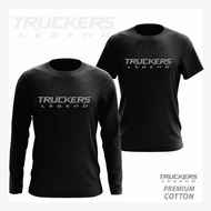 Tshirt TRUCKERS LEGEND Cotton 100% Baju Abang Lori Viral