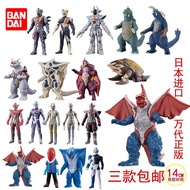 Japanese Version Bandai Ultraman Monster Soft Vinyl 500 Tiga Zeta Telliga Calmira Dagon Hitler