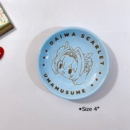 DAIWA SCARLET UMAMUSUME Cartoon Pattern Plate Size 4 Inches