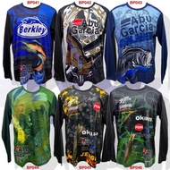 [Ready Stock] Unisex Cutting Baju Pancing Lengan Panjang Jersey Material Tshirt Graphic Memancing Ik
