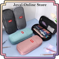 Korean MULTI-Section Pencil CASE Large CAPACITY EXPANDABLE Canvas / Pencil CASE BIG CAPACITY ANGOO C