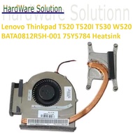 Lenovo Thinkpad T520 T520I T530 W520 Series BATA0812R5H-001 75Y5784 Laptop CPU Cooling Fan with Heat