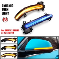 2Pcs Dynamic Blinker Turn Signal Light for BMW X2 X1 F48 F49 2 series F45 F46 F52 2016-2018 Side Mir