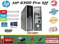 DESKTOP HP Compaq 6300 Pro Sff Intel core i5-3470 3.2GHz 3rd-Gen /4GB DDR3 RAM / 250GB HDD/ Win10 pr