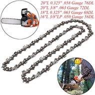 Unnicoco 16/18/20Inch Chainsaw Chain Blade Saw Replace Parts For Baumr-AG Husqvarna