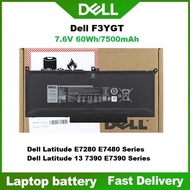 Dell F3YGT Laptop Battery FOR Dell Latitude 7280 7290 7380 7390 7480 7490 Battery 7.6V