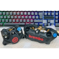 CALIPER BREMBO ORIGINAL M3 + P34 STYLEMA RED FLUORESCENT YELLOW DARK BLUE  SILVER M3 K50 100mm 100% 