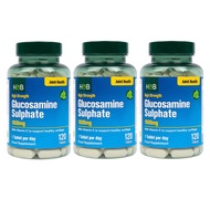 [Bundle of 3] Holland &amp; Barrett Glucosamine Sulphate 1000mg 120 Tablets