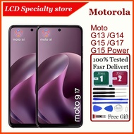 Original For Motorola Moto G13 G14 G15 G15 Power G17 LCD Display Touch Screen Replacement