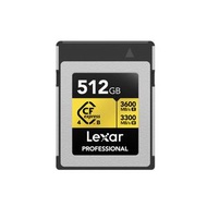 Lexar Professional Gold Cfexpress 4.0 Type B 512GB 記憶卡
