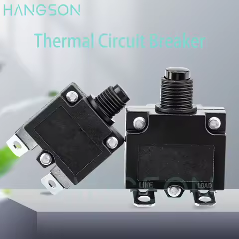 Current Overload Protector Switch Push 3A 4A 5A 6A 7A 7.5A 8A 10A 15A 18A 20A 25A 30A Thermal Circui
