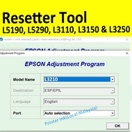 For Epson Waste Ink pad Resetter for L3210 L3216 L3150 L3250 L3256 L5190 L5290 L1210  L3156