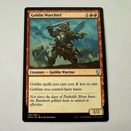 GOBLIN WARCHIEF | GOBLIN WARRIOR | DOMINARIA | RED | MTG MAGIC THE GATHERING
