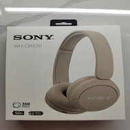 Sony WH-CH520หูฟังไร้สายบลูทูธเปิดหูฟังบลูทูธพร้อมไมโครโฟนใหม่สีดำ