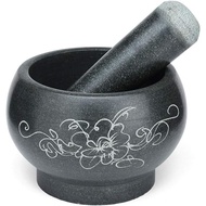 Garlic Crusher Polished bluestone Mortar and Pestle Sets Polished bluestone Pestle and Mortar Organic Pill Crusher Spice