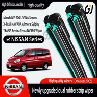 Nissan CAR March NV-200 LIVINA Serena X-Trail NAVARA Almera Sylphy TEANA Sentra Terra NV350 Wiper