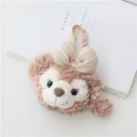 Duffy and His Friends Kawaii Fluffy ShellieMay Plush Coin Purse Card Bag Zero Wallet Lovely Gifts fo