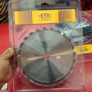 KYK TCT Saw blade for wood 9 inch 235 x 2.6 x 25.4 mm x 24T 30T 40T 60T 80 Teeth wood cutting Saw va