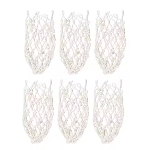 6x Billiards Table Nets Lightweight Replacement Support Pool Table Pocket Snooker for Billiards Tabl