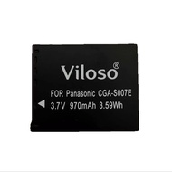 Viloso CGA-S007E/DMW-BCD10 S007 BCD10 s007 bcd10 Camera Battery For Panasonic Camera