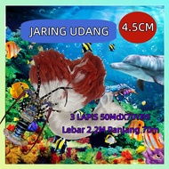 Ready-to-Use Shrimp Net Complete 1 3/4inch Set of 3 Layers GOOD 4.5cm)