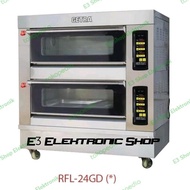 Oven Gas Getra 2Deck 4Tray RFL24GD Stainless Steel Roti Kue RFL 24GD