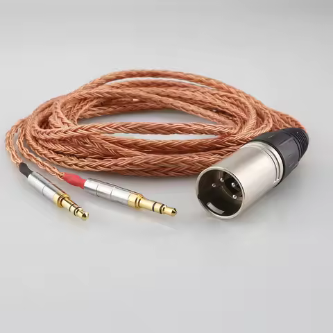 High Quality 16cores OCC Headphone Cable For Hifiman Sundara Ananda HE1000se HE6se he400i he400se Ar