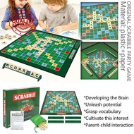 Scrabble Board Game Spelling Puzzle Game Educational Adult Toy Kids Party Family B7h1