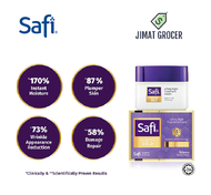 Safi Youth Gold Lifting Night Treatment Cream / Krim Pelembap Malam 45g