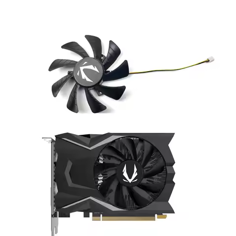 85mm T129215SH 2Pin GTX1650 OC Original Cooler Fan For Zotac GeForce GTX 1050 1050Ti Mini 1650 OC Vi