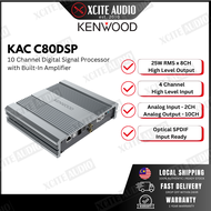 KENWOOD DSP KAC C80DSP - 8x10 Channel Advanced Car DSP Amplifier (4in-10out)