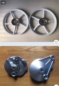 MÂM VÀNH ĐÚC 5 CÂY KIỂU RCB ĐÙM(PHANH CƠ) TRƯỚC SAU ZIN CHO WAVE @ 110 BLADE 110 DREAM VIỆT 110 WAV