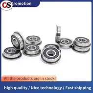 OS 10Pcs F695-2RS Bearing 5X13X4mm Flanged Miniature Deep Groove Ball Bearings F695RS for VORON Mobi