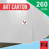 Kertas Art Carton 260 GSM Plano
