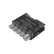 Portable BT Power Amplifier Module Multifunctional 2.1 Channel Amp Board Stereo Subwoofer