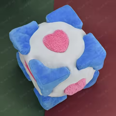 DOTA 2 IO ARCANA Benevolent Companion Portal 3 Cosplay Prop 27CM Cube Mascot